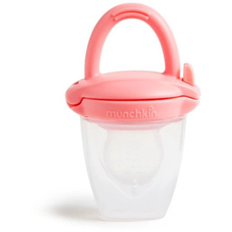 Munchkin Gryzak silikonowy do podawania pokarmu, różowy