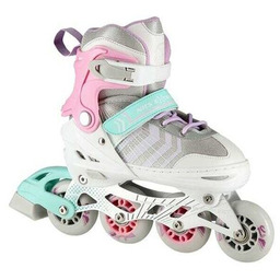 Rolki 2w1 Nils Extreme NH18192 (white/pink)