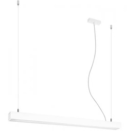 Lumes Biała lampa wisząca LED do biura 3000
