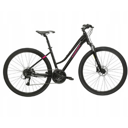 Damski Rower crossowy Kross Evado 4.0 czarny malinowy