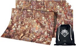 Good Loot Wiedźmin Puzzle, Wielokolorowy, 1000 elementów