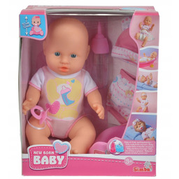 New Born Baby Bobas Z Ubrankami 30CM Simba