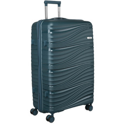 Duża walizka podróżna z polipropylenu z uchwytem