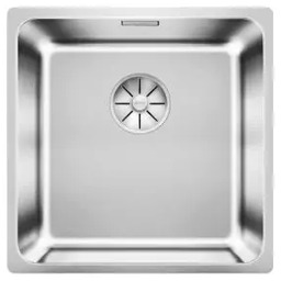 Blanco Solis 400-U 526117 Stalowy Srebrny Zlewozmywak kwadratowy