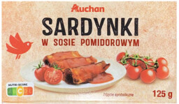 Auchan - Sardynki w sosie pomidorowym