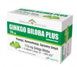 DOMOWA APTECZKA Ginkgo Biloba Plus, 48 tabletek