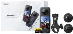 Kamera sportowa z zestawem akcesoriów Insta360 X3 Motorcycle
