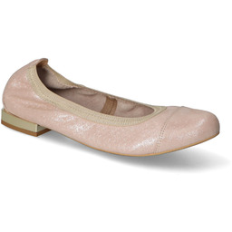 Baleriny Gamis 1402/A89+G104 Różowe zamsz