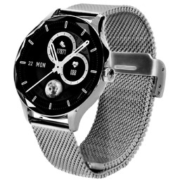 Zegarek Smartwatch Damski Garett 5904238486122 srebrny