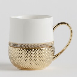 Kubek Glamtis gold w groszki