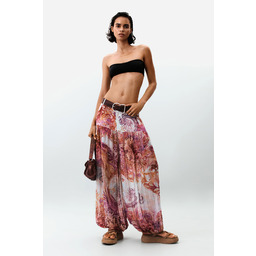 Desigual Spodnie balloon we wzory