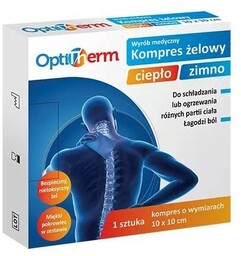 OptiTherm Kompres żelowy ciepło-zimno 10x10 cm, 1 szt.