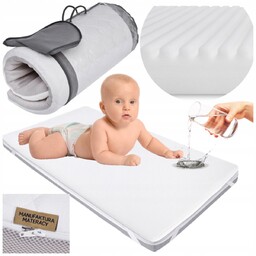 Materac do Łóżeczka Turystycznego +Ochraniacz na materac 120x60