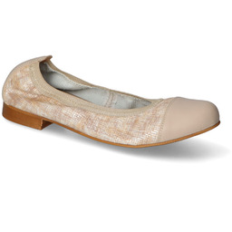 Baleriny Gamis 1402/G68 Beżowe lico