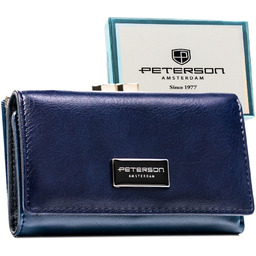 Portfel damski ze skóry naturalnej i ekologicznej