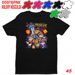 Dziecięca Koszulka Z Nadrukiem Psi Patrol Duży Wybór