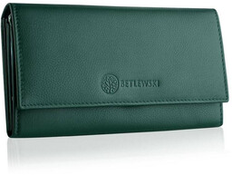 Portfel damski BETLEWSKI BPD-SS-13 ZIELONY