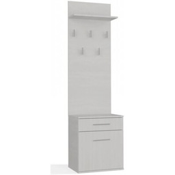 TOPESHOP Garderoba Duo Biały mat