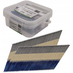 Gwoździe do gwoździarki łączone papierem 3,1x100 mm Gładkie
