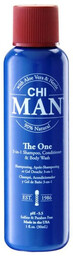 CHI Man The One 3w1, szampon, odżywka, żel