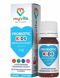 Probiotyk Kids krople dla dzieci, Myvita, 7ml