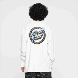 koszulka SANTA CRUZ - Holo Flamed Dot L/S