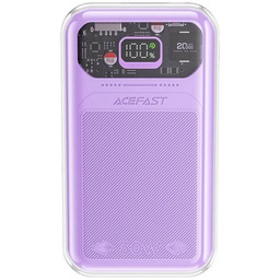 Powerbank Acefast M2 Sparkling Series, 20000mAh, 30W (fioletowy)
