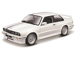 Burago- BMW M3 (E30) May Cheong GROUP-BBURAGO-1/24 1988-Biały-Pojazd