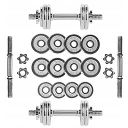 Sztangielki W Walizce Chrome Hms STC15 2 x