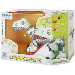 XTREM BOTS Zabawka interaktywna Crazy Pets Dinobot XT3803235