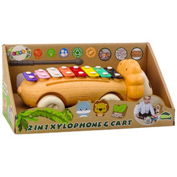 Cymbałki Lew Na Kółkach Instrument Dla Dzieci Kolorowe