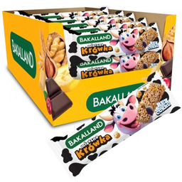 BAKALLAND Baton Mleczna krówka (30 x 25 g)