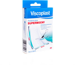 Plaster z opatrunkiem 6cmx1m VISCOPLAST PRESTOVIS PLUS supermocny