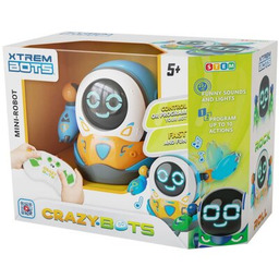 XTREM BOTS Zabawka interaktywna Crazy Bots XT3803236