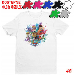 Dziecięca Koszulka Z Nadrukiem Psi Patrol Duży Wybór