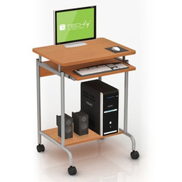 TECHLY BIURKO KOMPUTEROWE MAŁE 600X450 NA KÓŁKACH