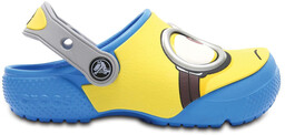 Crocs, Klapki dziecięce, Funlab Despicable Me Minionki, niebieski,