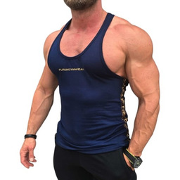 Tank top granatowy gymwear FURIA IRON