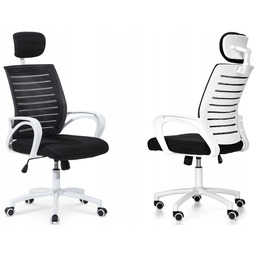 Fotel biurowy obrotowy Socket biały Halmar