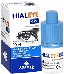 Hialeye 0,4% Nawilżające krople do oczu, 10 ml