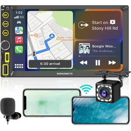 Radio Samochodowe Carplay Android Auto Wsradiokits Kamera Cofania+mikrofon