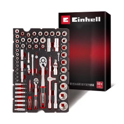 Einhell 49370520 E-CASE 60 elementów Zestaw kluczy
