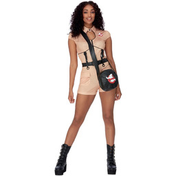Ghostbusters Hotpant Costume, Playsuit & Bag with Printed
