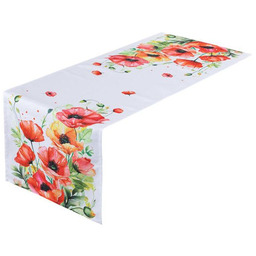 Decodoma Bieżnik z nadrukiem CZERWONE MAKI 40 x
