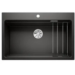 Blanco ETAGON 8 525893 Granitowy Czarny Zlewozmywak prostokątny