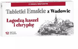 Tabletki Emskie z Wadowic Łagodzą kaszel i chrypkę,