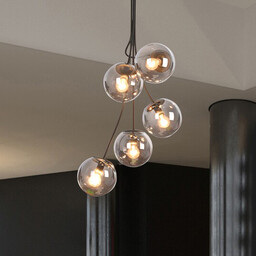 Rabalux Loftowa lampa wisząca Glory 3508 przydymione molekuły