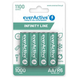 everActive Akumulatory R6/AA 1100 mAH, blister 4 SZT.