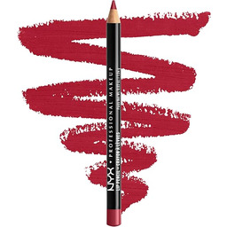 Nyx Cosmetics Burgundowy cienki kredka do ust