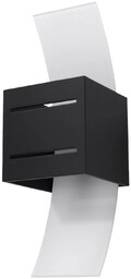 Sollux Kinkiet LAMPA ścienna SL.0201 metalowa OPRAWA kostka